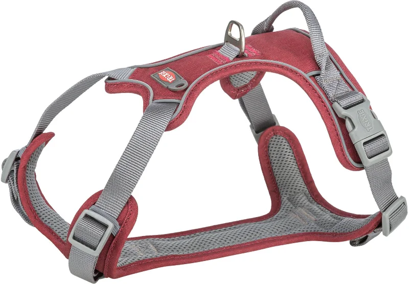 Premium active harness, M–L: 60–75 cm/25 mm, sangria