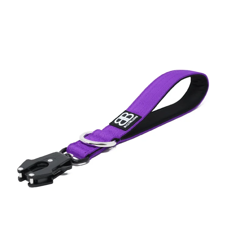 Combat Traffic Leash | Short Handle for Control - Purple