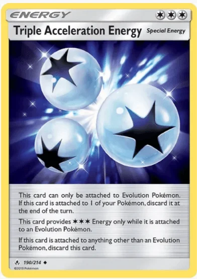 Triple Acceleration Energy - SM - Unbroken Bonds #190/214 Reverse Holo