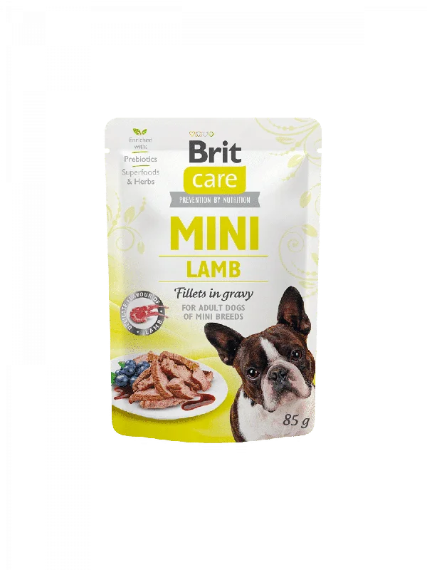 Brit Care Mini Adult Dog Pouches - Lamb