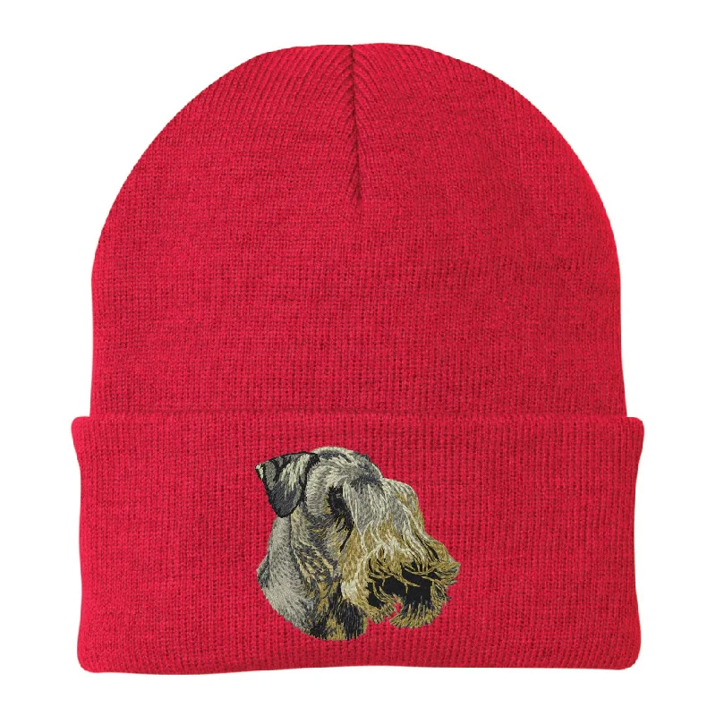 Cesky Terrier Embroidered Beanies