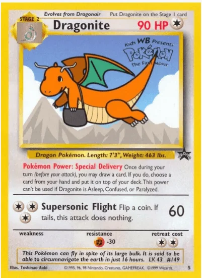 Dragonite (Movie Promo) - WoTC Promo #05/53 (Near Mint)