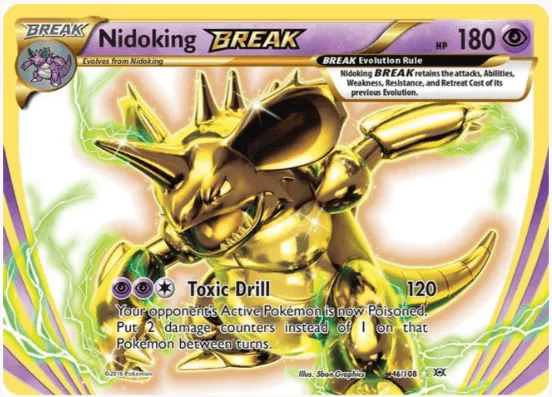 Nidoking BREAK - XY - Evolutions #46/108 (Lightly Played)