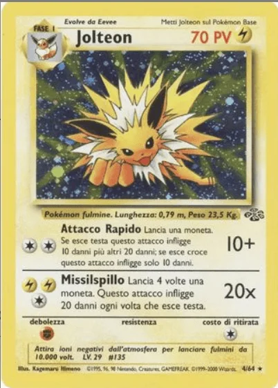 Jolteon - Jungle #04/64 (Damaged)