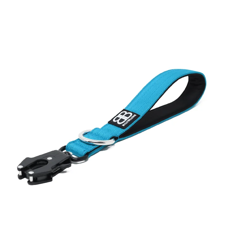 Combat Traffic Leash | Short Handle for Control - Light Blue