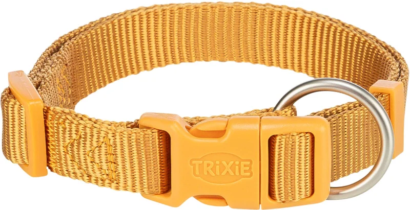 Premium collar, XS–S: 22–35 cm/10 mm, curry