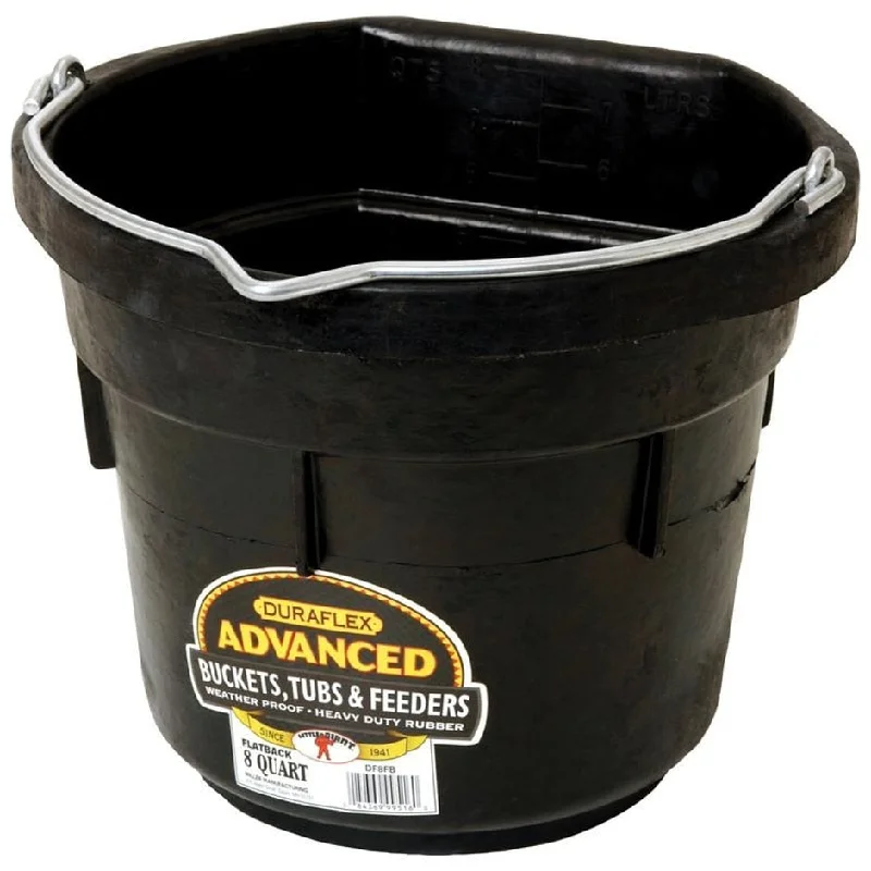 LITTLE GIANT DURAFLEX RUBBER FLAT BACK BUCKET