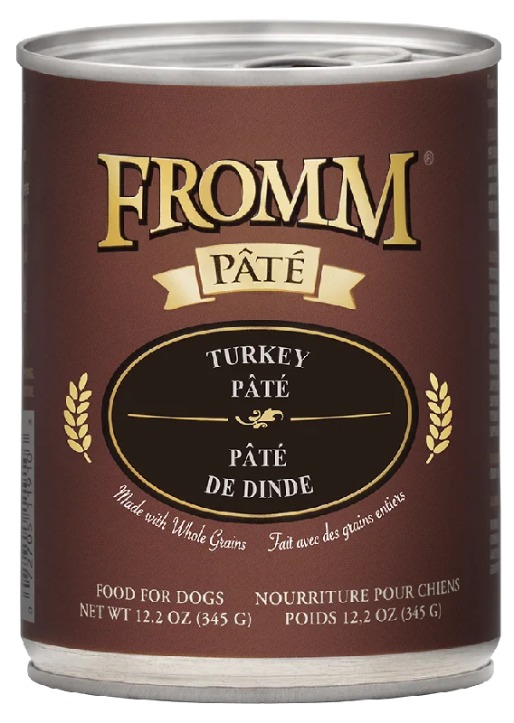 Fromm Turkey Pate' Canned Dog Food 12oz