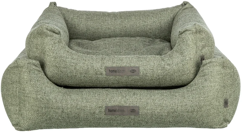 Matteo bed, square, 60 x 50 cm, olive green