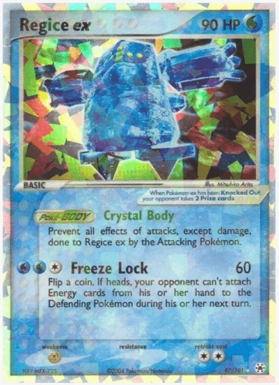 Regice ex - Hidden Legends #097/101 (Damaged)