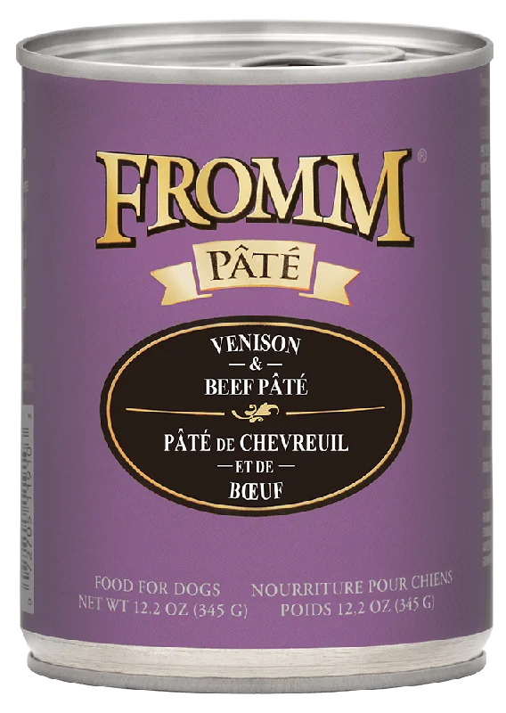 Fromm Venison & Beef Pate' Canned Dog Food 12oz