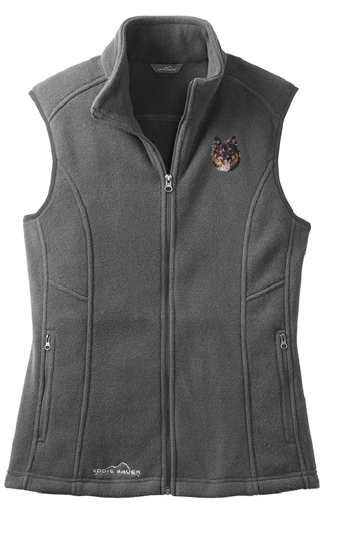 Finnish Lapphund Embroidered Ladies Fleece Vest