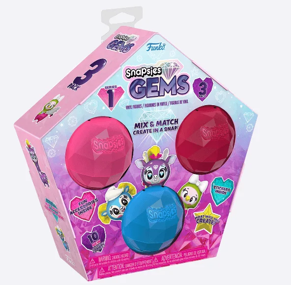 Funko - Snapsies Gems 3-Pack