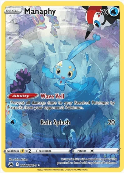 Manaphy - Crown Zenith: Galarian Gallery #GG06/GG70