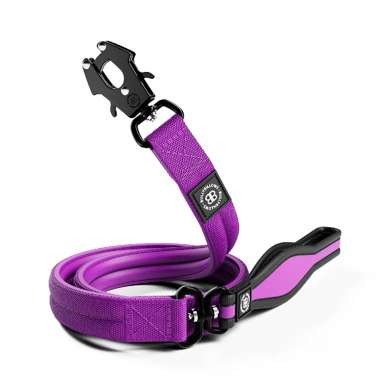 1.2m Mini Combat Lead | Secure Clasp - Purple