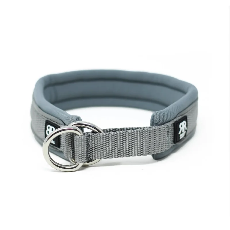 3cm Slip on Collar | Foam Padded - Metal Grey