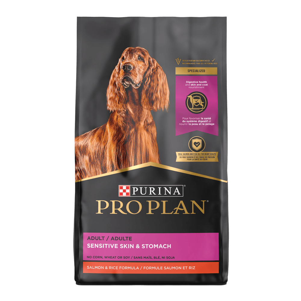 Purina Pro Plan Adult Sensitive Skin & Stomach Salmon & Rice Formula For Dogs