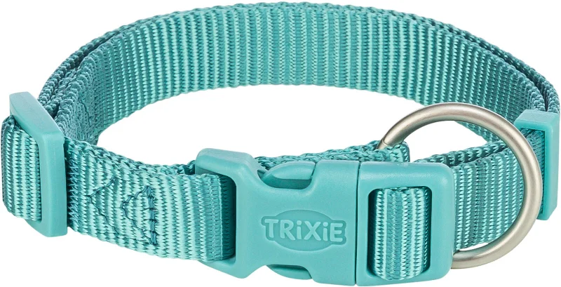 Premium collar, M–L: 35–55 cm/20 mm, aqua