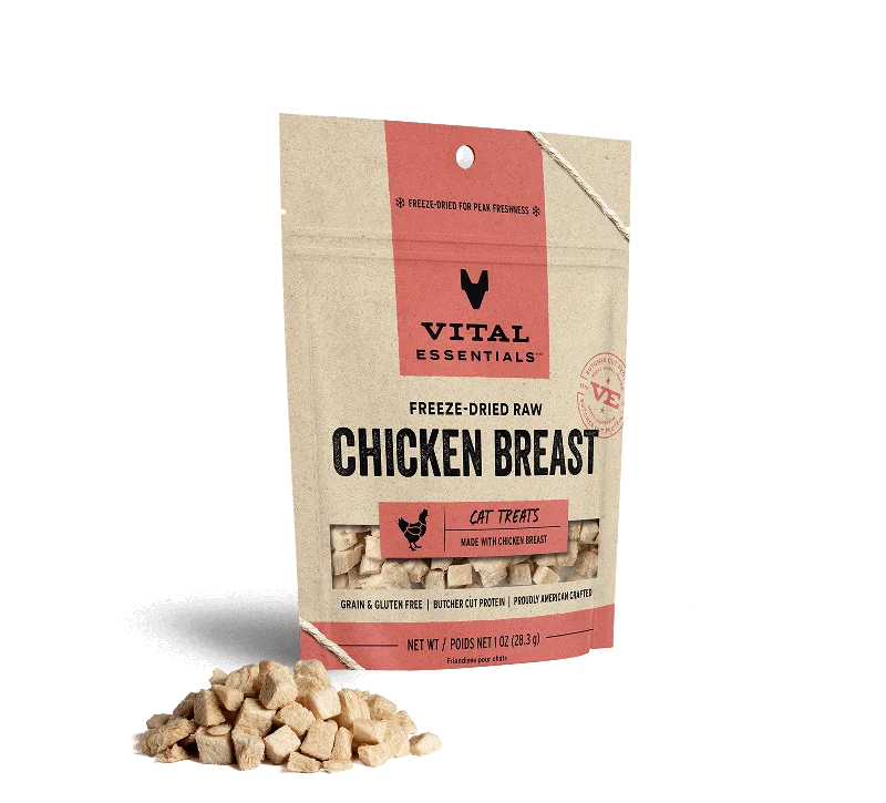 Vital Essentials Freeze-Dried Raw Chicken Breast Cat Treats