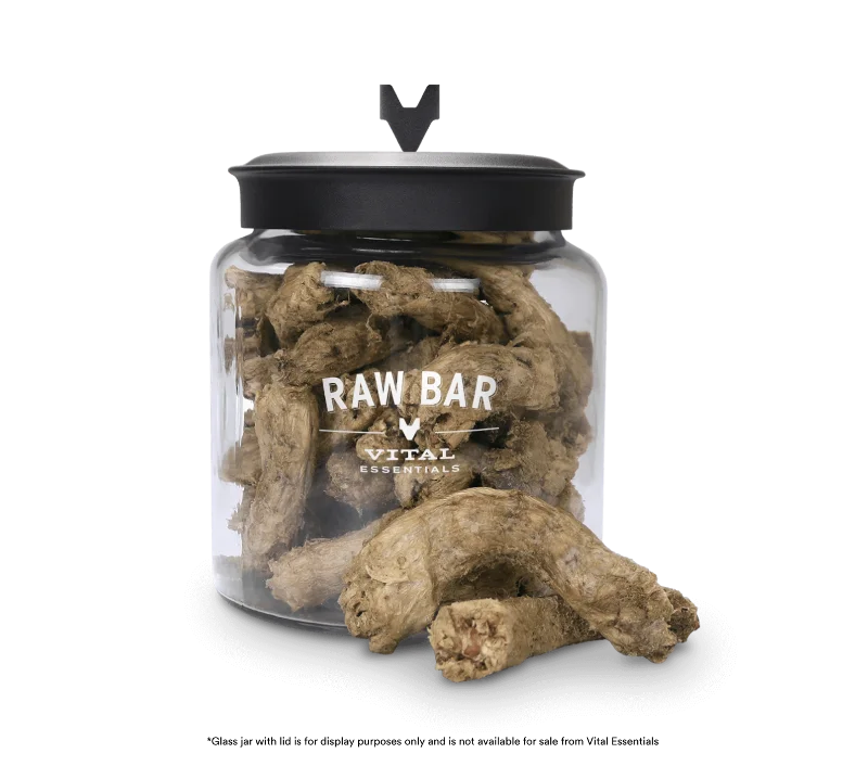 Vital Essentials Raw Bar Freeze Dried Raw Chicken Necks Dog & Cat Snacks