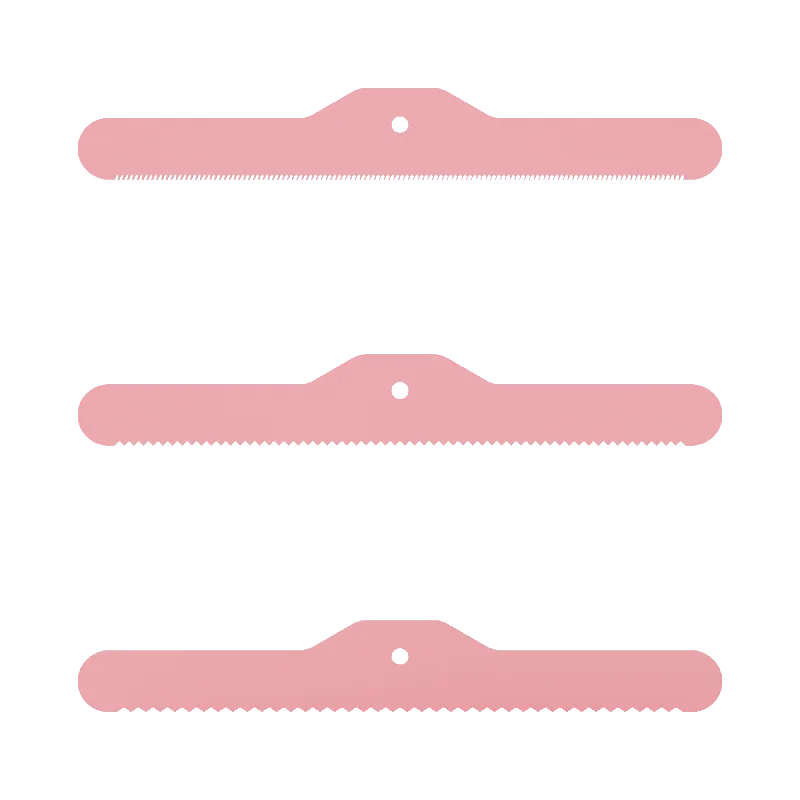 BullyBilows 3-Piece Spare Deshedding Blade Set - Pink