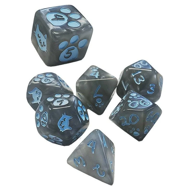 7-Set Dice Kitten Grey