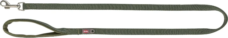 Premium lead, L–XL: 1.00 m/25 mm, olive green