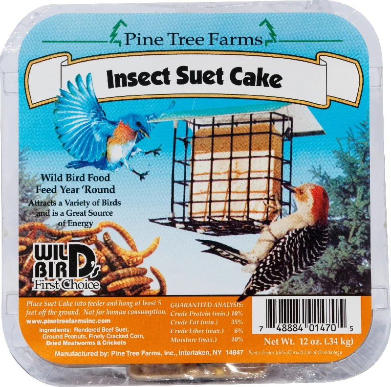 PINE TREE FARMS INSECT SUET CAKE 12z