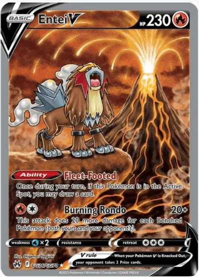 Entei V - Crown Zenith: Galarian Gallery #GG36/GG70