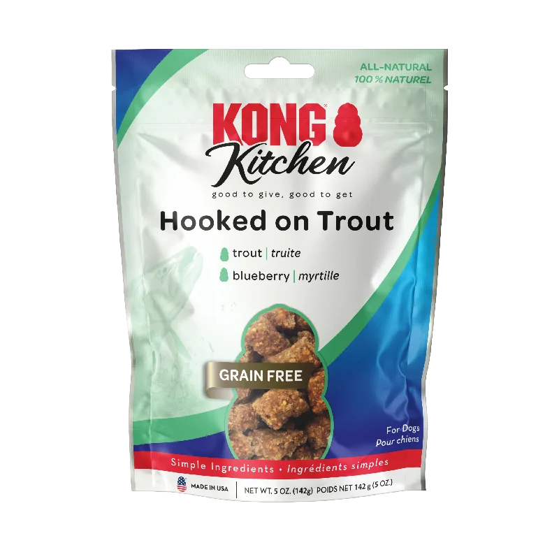 KONG Kitchen Grain-Free Hooked on Trout Treats