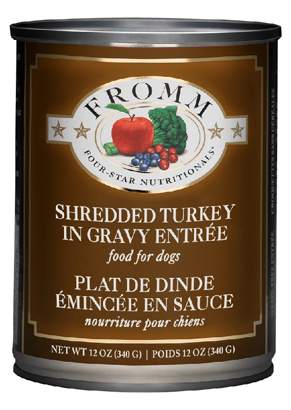 Fromm Shredded Turkey in Gravy Entree Canned dog food 12oz