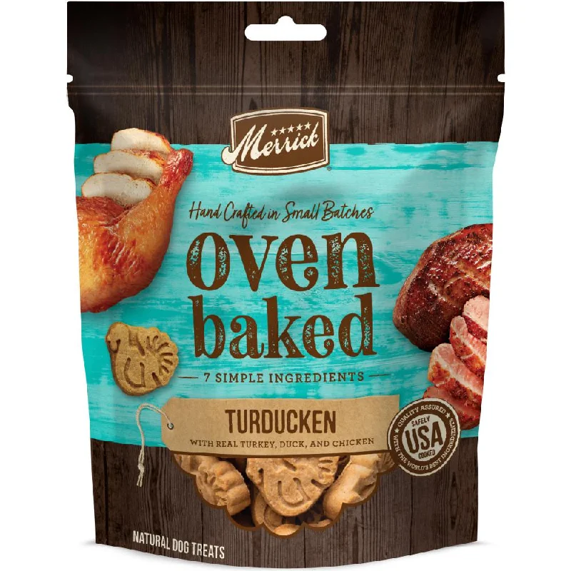 Merrick Oven Baked Turducken Turkey Duck & Chicken Dog Treats