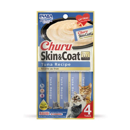 CHURU Skin & Coat Tuna Recipe Lickable Cat treats