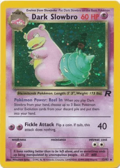 Dark Slowbro - Team Rocket  #12/82 (Moderately Played)