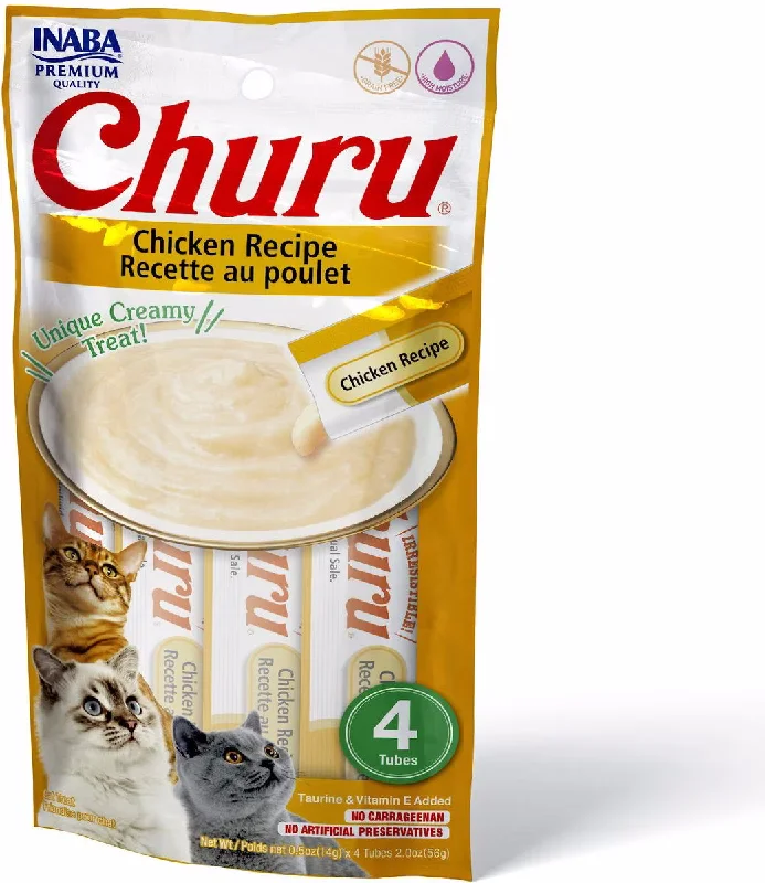 CHURU Grain-Free Chicken Flavor Lickable Cat Treat