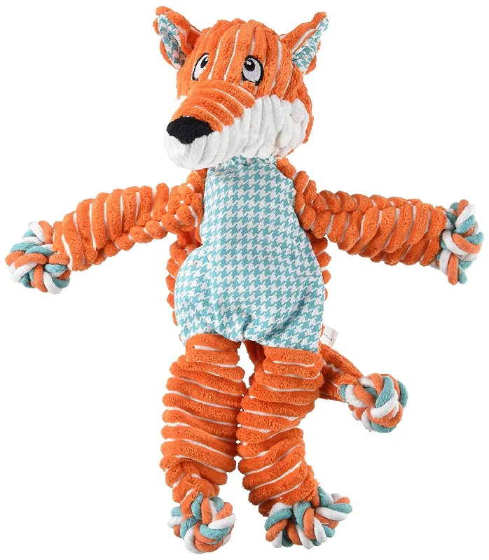 KONG Floppy Knots Dog Toy fox