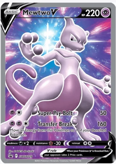 Mewtwo V - Sword & Shield Promo #SWSH229