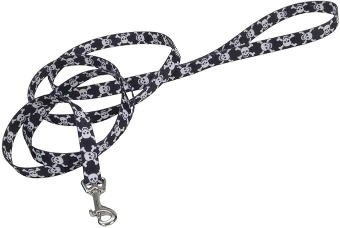 Coastal Styles Dog Leash with Skulls