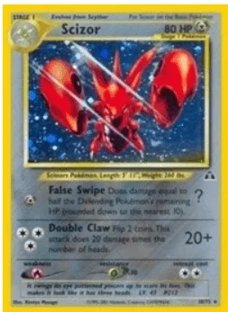 Scizor - Neo Discovery #10/75 (Heavily Played)