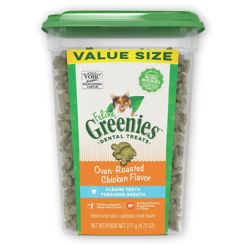 Greenies Cat Dental Treats Oven Roasted Chicken 277g<3 <3 <3