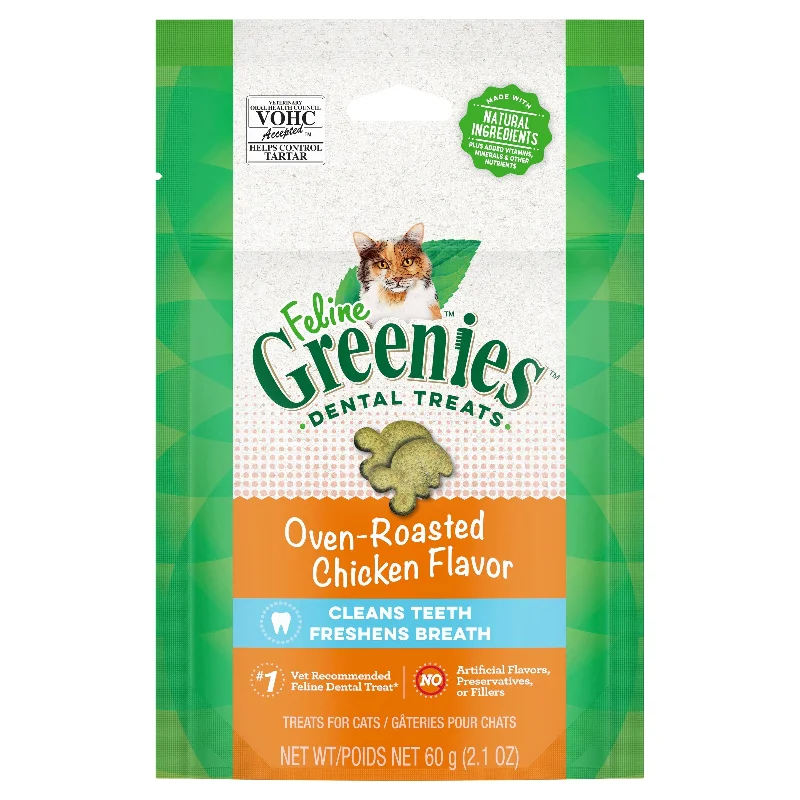 Greenies Cat Dental Treats Oven Roasted Chicken 60g<3 <3 <3