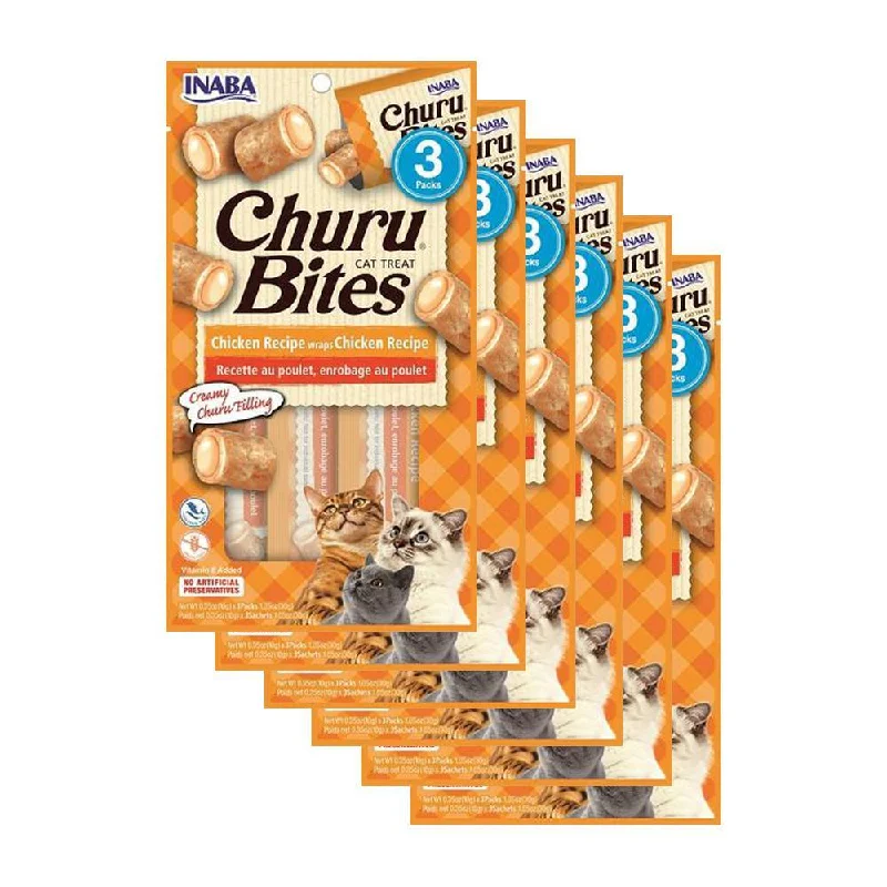 Inaba Churu Bites Chicken Wraps Cat Treats 30g x 6