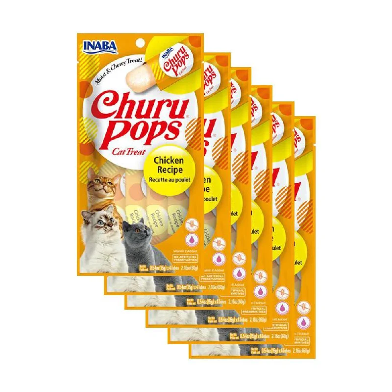 Inaba Churu Pops Chicken Cat Treats 60g x 6