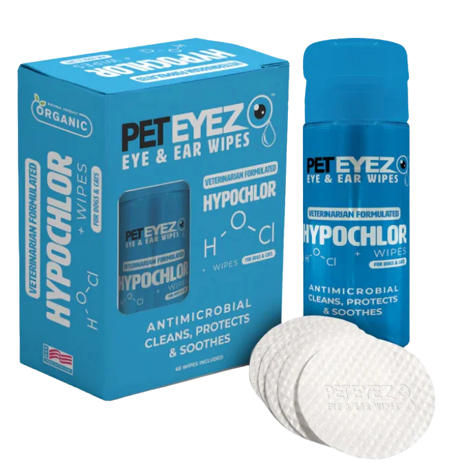 Pet Eyez Hypochlor + Wipes 150 mL