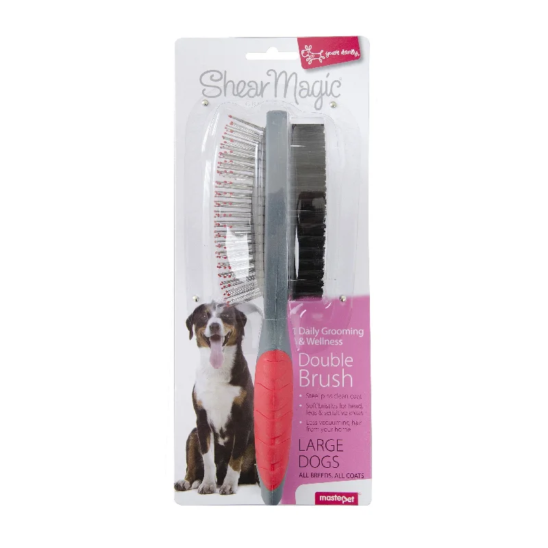 Yours Droolly Shear Magic Double Brush for Large Dogs