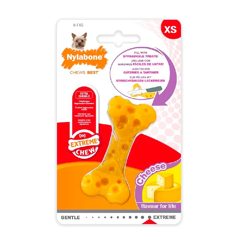 Nylabone Extreme Chew Cheese Bone