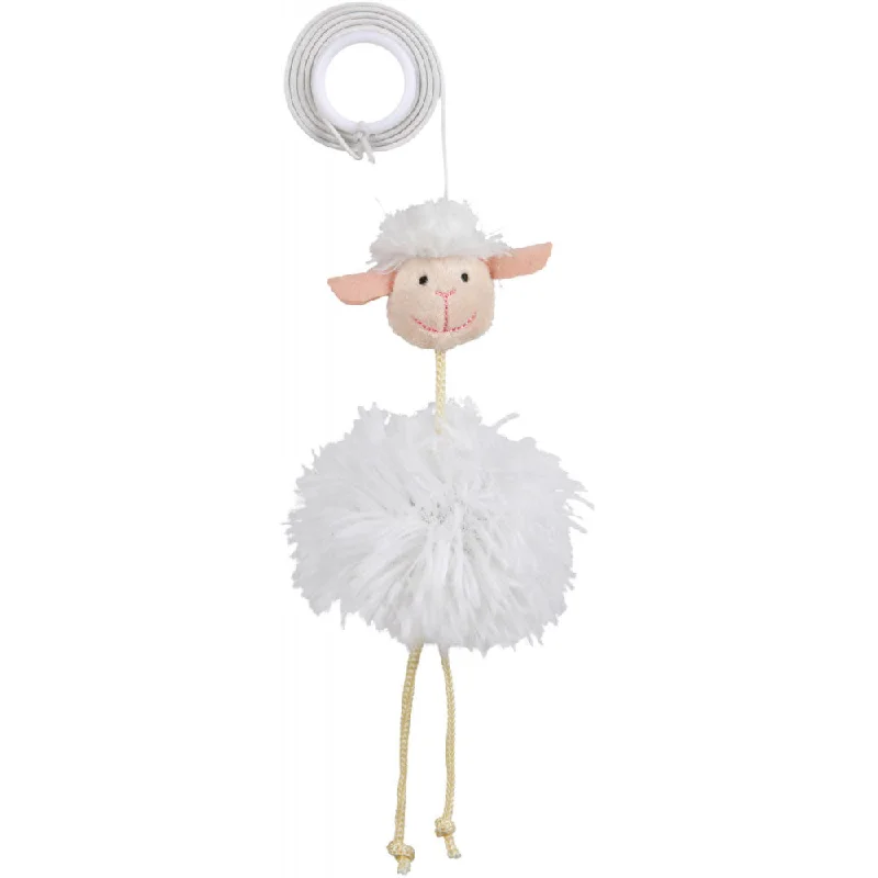 Trixie Plush Sheep on Elastic Band